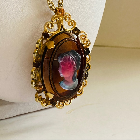 JULIANA for CELEBRITY CAMEO BROOCH-PENDANT - Picture 8 of 14